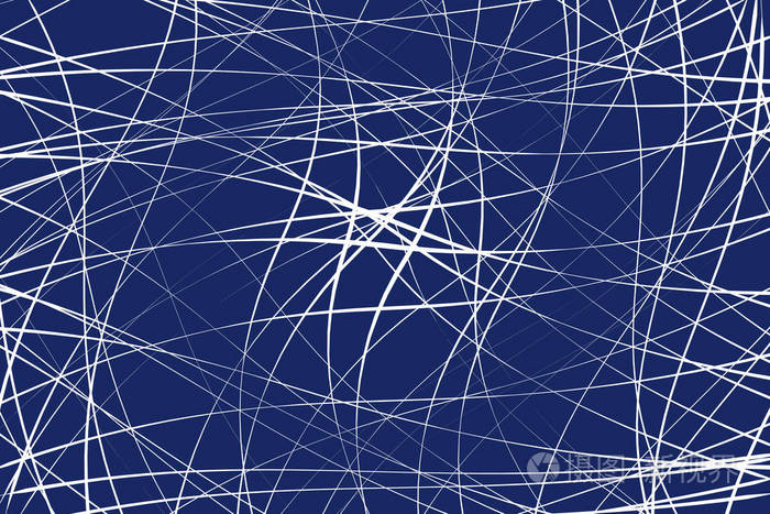 随机混沌线条抽象几何图案 / 纹理.现, 当代艺术像图照片-正版商用图