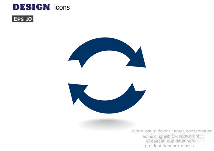 圆圈箭头 web 图标