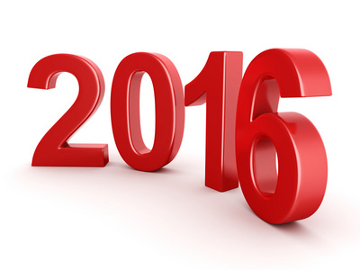 3d 渲染 2016年新的年份数位