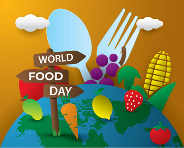 世界粮食日旅游日插图世界粮食日矢量