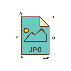 jpg 文件文件扩展名文件格式图标矢量设计