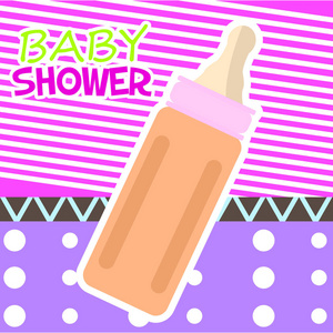 婴儿沐浴卡带奶瓶