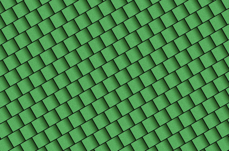 3d 绿色金属闪光方块和方块图形背景