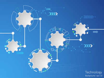 矢量抽象背景显示技术和技术概念的创新。可应用于您的企业