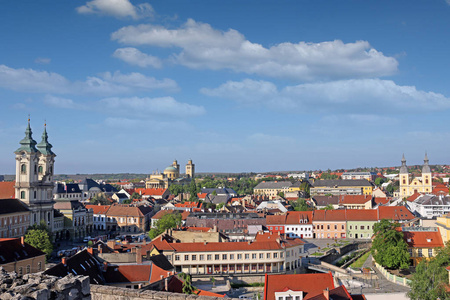 教会老大厦和大教堂 Eger 风景匈牙利