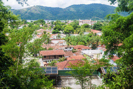 巴西帕拉地村建筑鸟瞰图图片