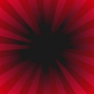 暗红色抽象射线背景带径向条纹射线的矢量设计
