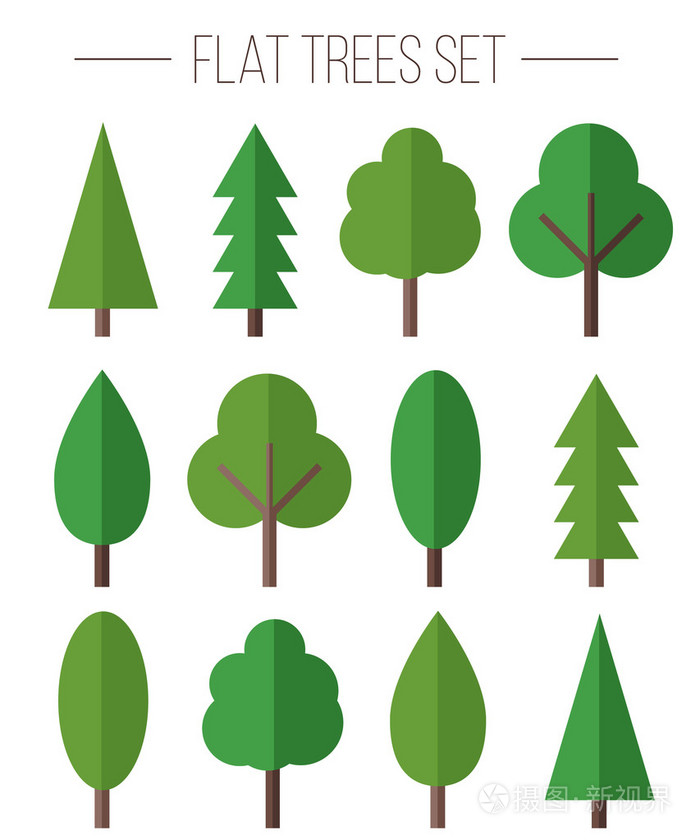 向量集的平面树