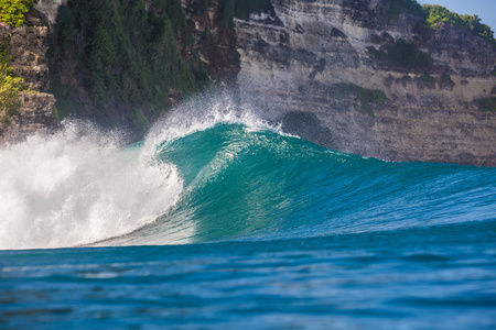 波涛汹涌的大海照片