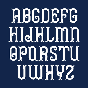 老式的威士忌字体图片