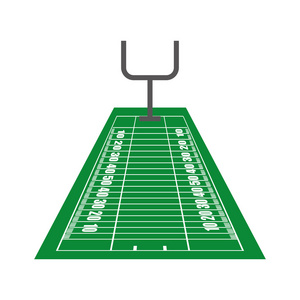 美式足球联赛体育游戏图标。矢量图形