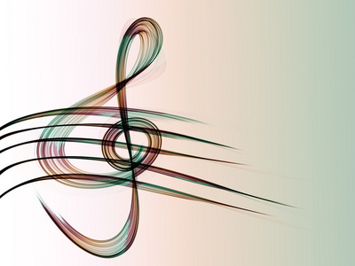 五线谱背景与图片