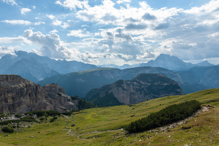 Cime 自然公园的山峰