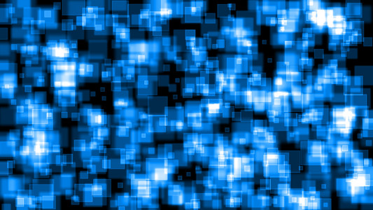 蓝色和黑色方形数字抽象景背景
