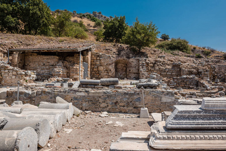塞尔丘克伊兹密尔土耳其历史古城大理石遗址的一般看法