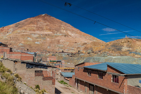 在波托西，玻利维亚雷山波多黎各 富山