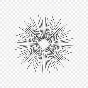 太阳光线徽标图片-太阳光线徽标素材-太阳光线徽标插画-摄图新视界