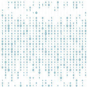 二进制代码零一个矩阵白色背景.横幅, 图案, 墙纸.抽象矩阵背景.