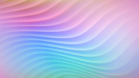 具有不同渐变颜色波浪线的抽象背景照片