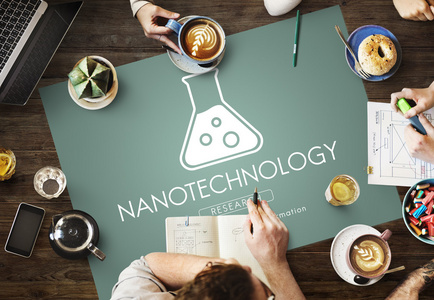 表与海报与纳米技术概念