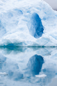 格陵兰 Narsusuaq 峡湾的蓝色冰山