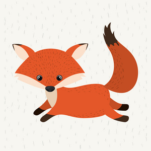 狐狸可爱的野生动物图标