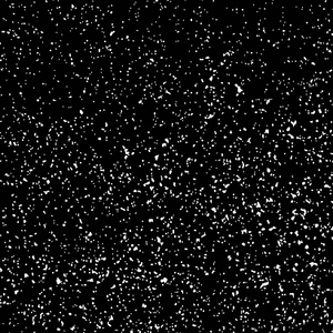 黑色背景上的白色粒状纹理模板.灰尘覆盖遇险.