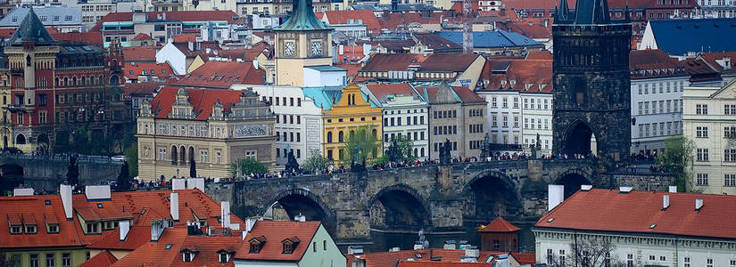 布拉格城堡全景, 仿古建筑, 捷克共和国