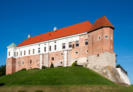 在桑多梅日，波兰的中世纪城堡