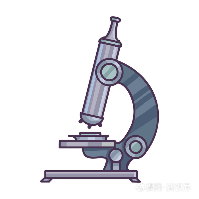 显微镜科学图标