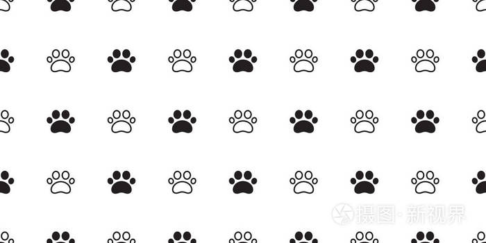 狗爪无缝模式矢量足迹猫小狗瓷砖背景重复壁纸围巾孤立卡通插图插画 正版商用图片0sps 摄图新视界 狗爪无缝模式矢量足迹猫小狗瓷砖背景重复壁纸围巾孤立卡通插图插画 正版商用图片0sps 摄图新视界
