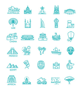 建筑标志标志集图片