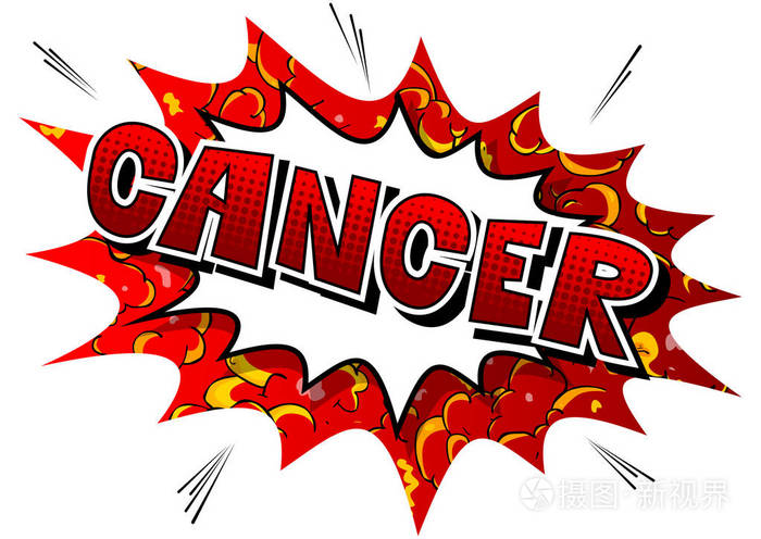 癌症矢量插图漫画书风格短语插画-正版商用图片0sphg3-摄图新视界