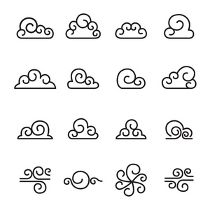 云朵特殊符号图案大全图片