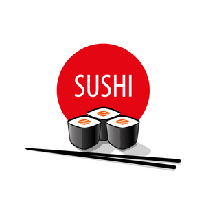 寿司徽标图片-寿司徽标素材-寿司徽标插画-摄图新视界