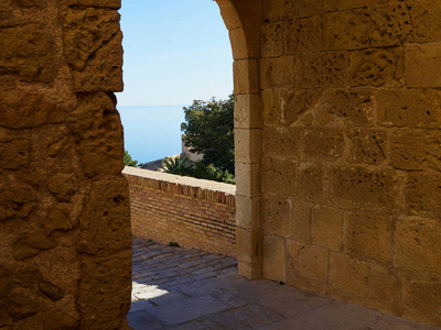 著名地标旅游景点亮点圣巴巴拉城堡柏嘉阿利坎特海岸西班牙