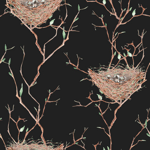 手绘鸟巢图片-手绘鸟巢素材-手绘鸟巢插画-摄图新视界