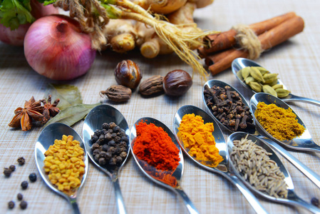印度香料和草药, 印度食品配料