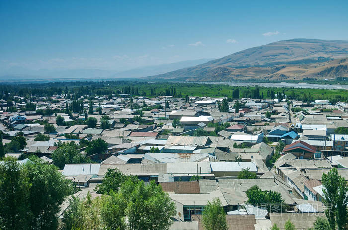 吉尔吉斯斯坦奥什地区的 uzgen 镇