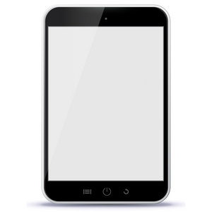 黑色平板电脑矢量图照片