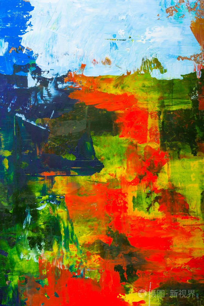 抽象艺术油画油画画的色彩背景