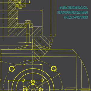 力学。技术设计。工程风格。机械仪器制造。覆盖。企业形象。灰色
