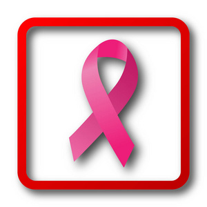 乳房癌带状图标