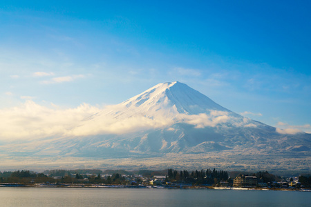 富士山和河口湖日本