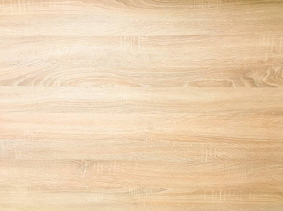 浅褐色软木纹理表面为背景。垃圾洗木木板表模式顶部视图