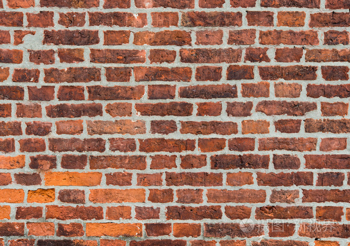 红砖墙壁纹理照片-正版商用图片0sqldn-摄图新视界
