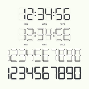 液晶屏时间图片