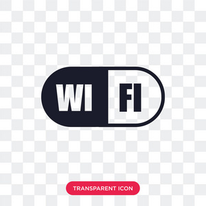 wifi 矢量图标隔离在透明的背景, wifi 标志 d