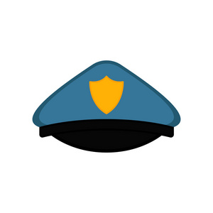 独立警官帽子图标