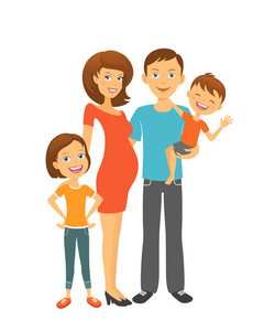 快乐的父母.妈妈和爸爸带孩子照片